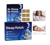 Patchs pour Sommeil 60 Unités - Aide au Sommeil Naturelle avec Mélątonine et Valériane | Patchs pour Sommeils Profond pour Améliorer la Qualité du Sommeils et Réduire le Stress | Hommes et les Femmes