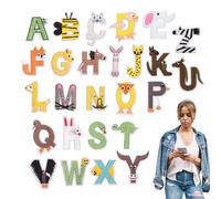 Patchs pour vêtements - Motif lettres pour vêtements | Fournitures brodées mignonnes pour décoration faite à la main pour sacs, robes, chapeaux, jeans, sacs à dos