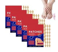 Patchs réparateurs pour ongles - Patchs extra-forts - Soin réparateur - Renforcement multi-usages pour ongles d'orteils abîmés et cassants, réparation et renforcement pour un aspect sain (5 sacs)