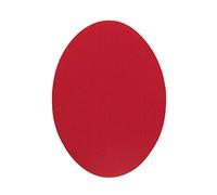 Patchs Rouge thermocollants textiles de renfort. Réparation vêtements genoux et coudes. Format 10,5 × 8 cm. Application facile et durable. Lot de 2