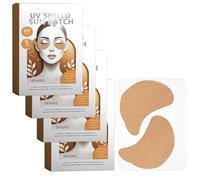 Patchs Solaires UV Shield 5 Paires - Autocollants De Protection Des Yeux - Protections Solaires Respirantes - Réduisent Le Bronzage Et Les Taches Brunes(4pcs)