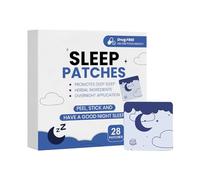 Patchs Sommeil - 28 Patchs Favorisant le Sommeil,Aide au Portable pour Hommes et Adultes Voyageurs Fréquents Routine du Coucher Réduction du Stress