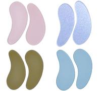 Patchs sous les yeux pour le lifting des cils et les extensions de cils - Coussinets en gel durables pour séparer les cils supérieurs et inférieurs - Patch collant en forme de lune - Convient pour les