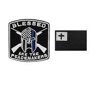 Patchs thermocollants brodés Blessed are The Peacemakers