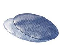 Patchs thermocollants en coton (x2) - coloris Bleu Bleu G