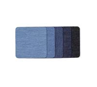 Patchs thermocollants tendance avec motifs ovales et carrés pour jeans, vestes, sacs, pantalons