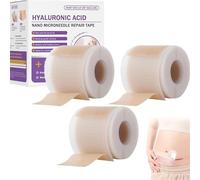 Patchs transparents en silicone pour cicatrices, patchs transparents en silicone doux et confortables, imperméables et respirants, adaptés pour une meilleure cicatrisation des plaies (3 pcs)
