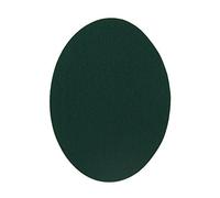 Patchs Vert Bouteille thermocollants textiles de renfort. Réparation vêtements genoux et coudes. Format 10,5 × 8 cm. Application facile et durable. Lot de 2
