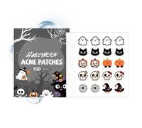 Patchs Visage Anti-Imperfections - Disque Couvrant les Imperfections pour Halloween | Autocollants Respirants Fêtes Voyage Maison Nuit Quotidien