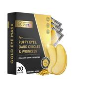 Patchs Yeux | 20 Paires Coussinets Hydratants Raffermissants - Patchs Hydratants Contour des Yeux | Idéal Pour Climat Sec, Salon, Spa, Routine De Nuit, Routine Du Matin, Maison Et Voyage
