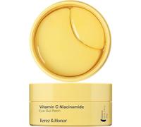 Patchs Yeux Anti-Cernes Korean Skincare: Masque Gel Sous les Yeux à la Vitamine C, Niacinamide, Acide Tranexamique, Caféine & Acide Hyaluronique - Éclat, Anti-Poches & Anti-Rides, 60 Patchs Hydrogel