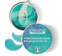 Patchs Yeux Hydrogel - Hydratants, Anti-Cernes & Anti-Âge - 60 Patchs (30 Paires) Fabriqués en France- Soin Contour des Yeux Lissant, Energisant & Illuminant - 99,8% Naturels & Végan