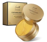 Patchs Yeux Or 24K - Masque Contour des Yeux Anti-Poches et Éclat - Soin Lissant et Repulpant contre les Cernes et Rides - Lot de 60