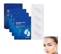 Patchs Yeux Pailletés, Soin Intensif, Réduit les Poches et les Cernes, Hydrate, Raffermit et Éclaircit le Contour des Yeux, Patchs Anti-Rides