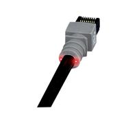PATCHSEE 6-F/2 Cordon RJ45 catégorie 6 U/FTP LSOH noir - 0,6 m