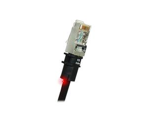 PatchSee BasicPatch - Cordon de raccordement - RJ-45 (M) pour RJ-45 (M) - 1.2 m - U/FTP, PiMF - CAT 5e - démarré - noir
