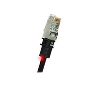PatchSee - Cordon de raccordement - RJ-45 (M) pour RJ-45 (M) - 3.1 m - U/FTP, PiMF - CAT 5e - démarré - noir