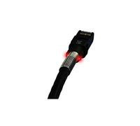 Cordon patchsee cat 6a ftp noir - 4 m