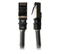 PatchSee PCI6Patch - Cordon de raccordement - RJ-45 (M) pour RJ-45 (M) - 1.5 m - FTP - CAT 6a - démarré, sans halogène - noir