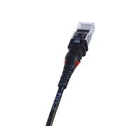 PatchSee TP-6A-F/3 câble de réseau Noir 0,9 m Cat6a U/FTP (STP)