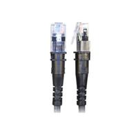 Patchsee Tp-6a-u/13 Câble De Réseau Noir 4 M Cat6a U/utp (utp)