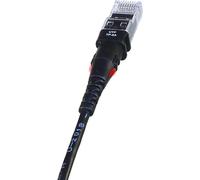 PatchSee TP-6A-U/2 câble de réseau Noir 0,6 m Cat6a U/UTP (UTP)