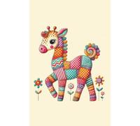 Patchwork Baby Giraffe Daily Planner: A Cute & Colorful Organizer for Kids Who Love Animals