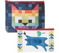 Patchwork Cats Eco Pouch Set by Pamela Jane Morgan Pamela Jane Morgan (Auteur)