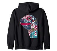 Patchwork de Noël Dinosaure édition Hiver Sweat à Capuche