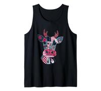 Patchwork Festif tête de Vache Noël Débardeur