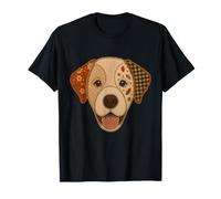 Patchwork Labrador Rustique Automne Chien Quilt Art Graphic T-Shirt