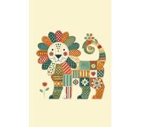 Patchwork Lion Daily Planner: Colorful Daily Organizer for Brave Hearts & Big Smiles