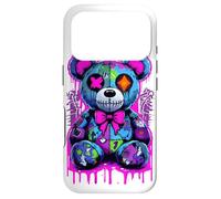 Patchwork Ours en Peluche Effrayant Mignon Emo Gothique Horreur Coque pour iPhone 17 Pro