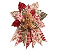 Patchwork Tissu Artisanat Matelassé Nœud DIY Couture Ensemble | Couronne de vacances de ferme rustique, Design animalier, tenture murale saisonnière, cadeau artisanal fait à la main, festif