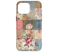 Patchwork Vintage Boho Rétro Country Garden Chic Rustique Coque pour iPhone 16 Pro Max