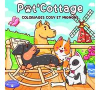 Pat'cottage : coloriages cosy et mignons - Tiny Daisy - Panini Comics - broché - Livre-jeu