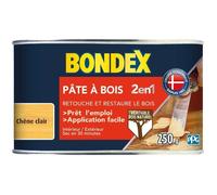 Bondex – Pâte à bois 2 en 1 – Chêne clair – 250 g