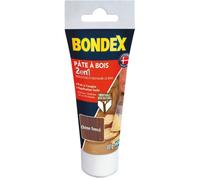 Bondex - Pâte à bois - Rebouche et restaure le bois - Sec en 30 min - 80 g - Chêne foncé