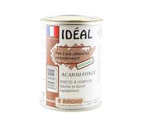 PATE A BOIS IDEAL CELLULOSIQUE 250 ML/Mastic cellulosique prêt à l'emploi à base de farine de bois naturel BIOSOURCE/Pour la restauration des petits défauts, fentes du bois. (ACAJOU FONCE)