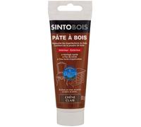 Sinto Pâte à bois Rebouche petits trous – Sans odeur, sans solvant, ton pin 80 g