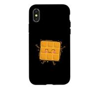 pâte à gaufres drôle Coque pour iPhone X/XS
