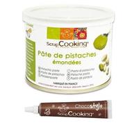 Pâte à incorporer - SCRAP COOKING - Pâte de pistaches - 200 g - Stylo chocolat - Multicolore