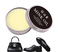 Pâte à l'huile de vison - Crème de protection pour cuir | Après-shampoing pour cuir | Baume recolorant pour cuir | Crème revitalisante universelle à l'huile de vison pour restaurer et rénover les