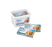 Pâte à modeler autodurcissante - OMYACOLOR - Plastiroc blanc - Pack de 5 pains de 1 kg + boite hermétique