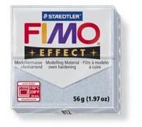 Fimo Pâte à modeler à cuire Effect 8020-812 Argent pailleté 57 g