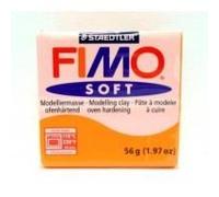 Fimo Pâte à modeler à cuire SOFT Mandarine 56 g – Dès 5 ans