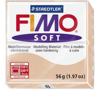 Pâte à modeler à cuire Fimo Soft - STAEDTLER - Bloc 56 g chair - Souple et facile à travailler
