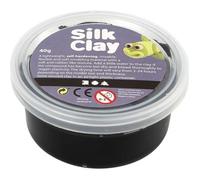 Pâte à modeler auto-durcissante Silk Clay - 40 gr Noir - Adulte - Mixte