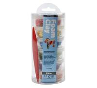 Pâte à modeler autodurcissante - FOAM CLAY - Métallique - Arc en ciel - 6 pcs