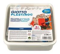 Pâte à modeler autodurcissante GIOTTO Plastiroc 2kg blanche G
